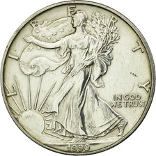 Coin, United States, Dollar, 1990, U.S. Mint, Philadelphia, AU(55-58), Silver