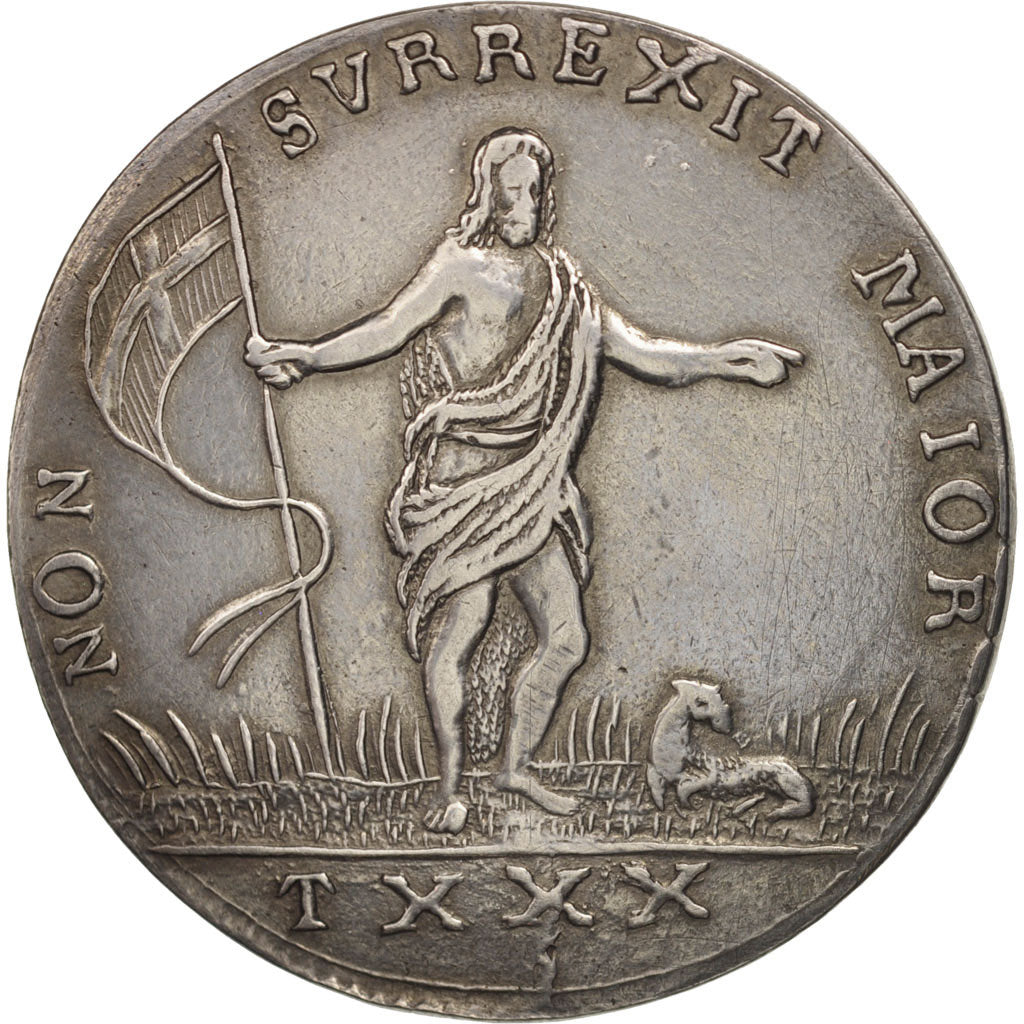 MALTA, ORDEN DE, Emmanuel Pinto, Xxx (30) Tari, 1757, Plata, KM:A256