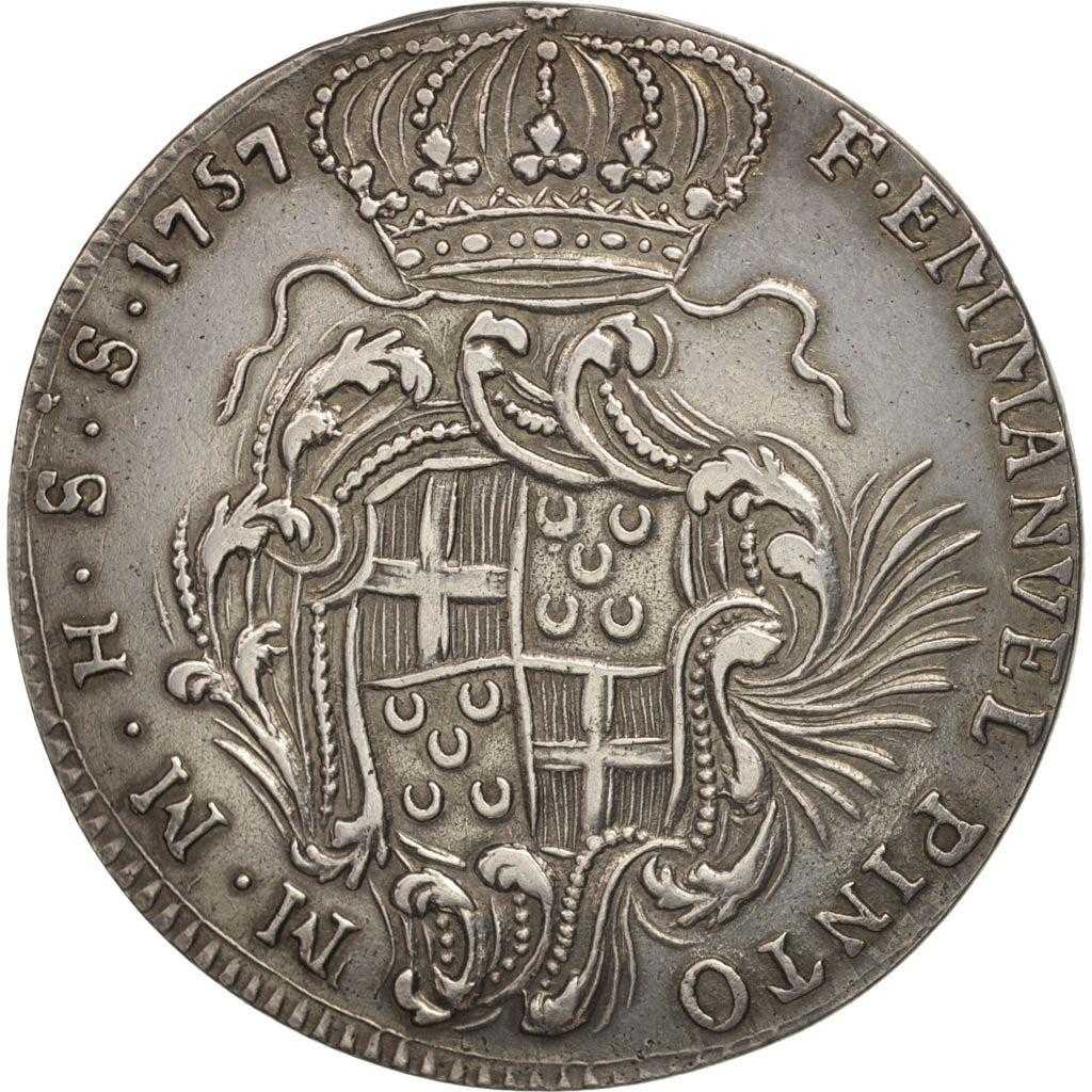 MALTA, ORDEN DE, Emmanuel Pinto, Xxx (30) Tari, 1757, Plata, KM:A256