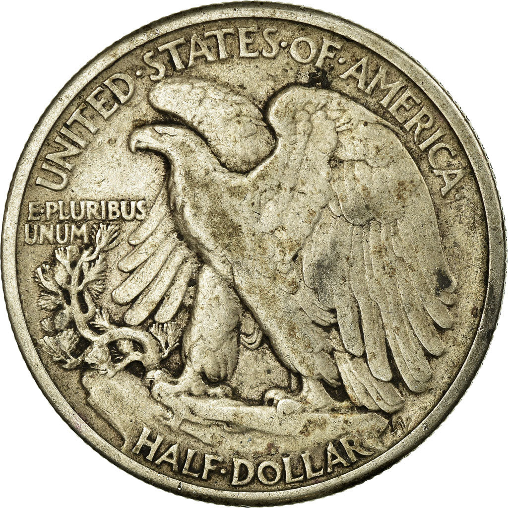 Coin, United States, Walking Liberty Half Dollar, Half Dollar, 1941, U.S. Mint