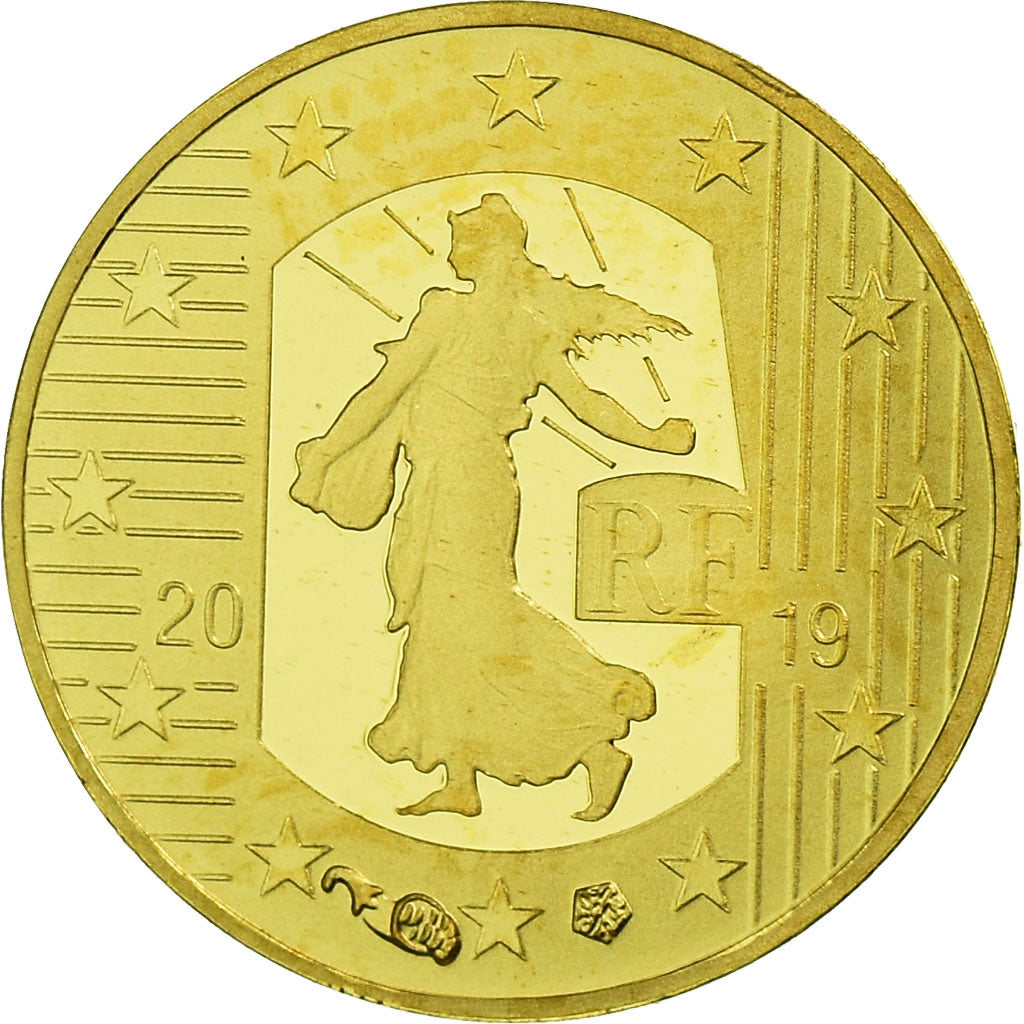 France, Monnaie de Paris, 5 Euro, Semeuse - Le Franc Germinal, 2019, MS(65-70)