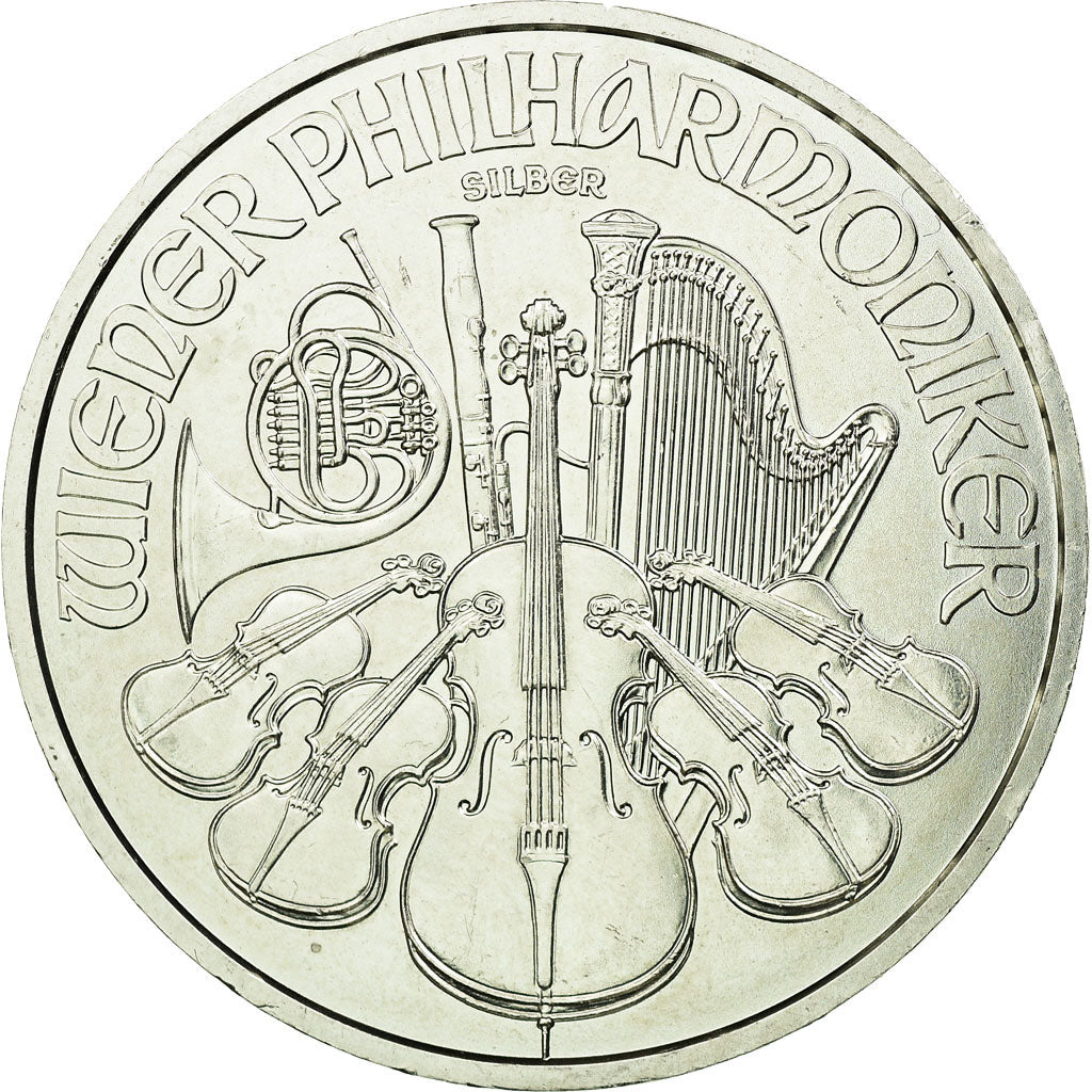 Coin, Austria, Philharmonic Orchestra, 1,5 Euro, 2019, MS(64), Silver