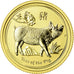 Coin, Australia, Elizabeth II, Lunar, 15 Dollars, 2019, MS(65-70), Gold