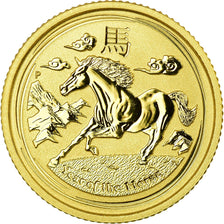 Coin, Australia, Elizabeth II, Lunar, 15 Dollars, 2014, MS(65-70), Gold