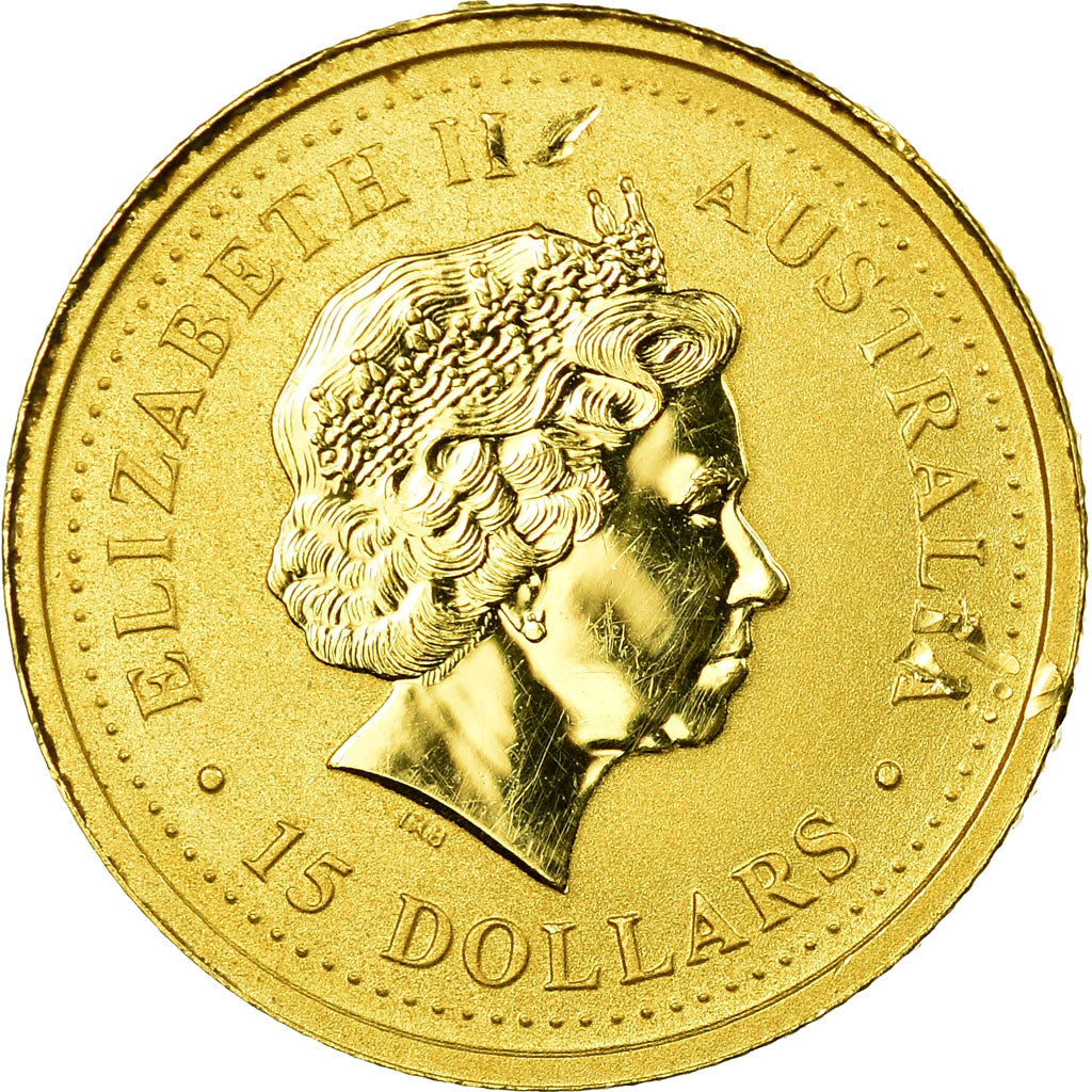 Coin, Australia, Elizabeth II, Lunar, 15 Dollars, 2006, Perth, MS(63), Gold