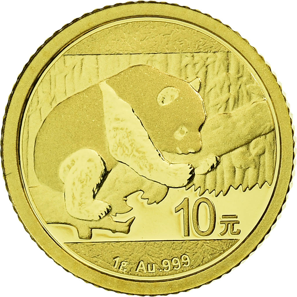 Coin, CHINA, PEOPLE'S REPUBLIC, Panda, 10 Yüan, 2016, MS(65-70), Gold