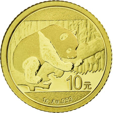 Coin, CHINA, PEOPLE'S REPUBLIC, Panda, 10 Yüan, 2016, MS(65-70), Gold