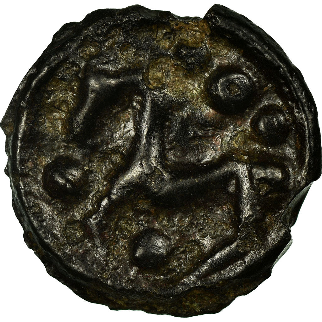 Coin, Senones, Potin, EF(40-45), Potin, Delestrée:2646