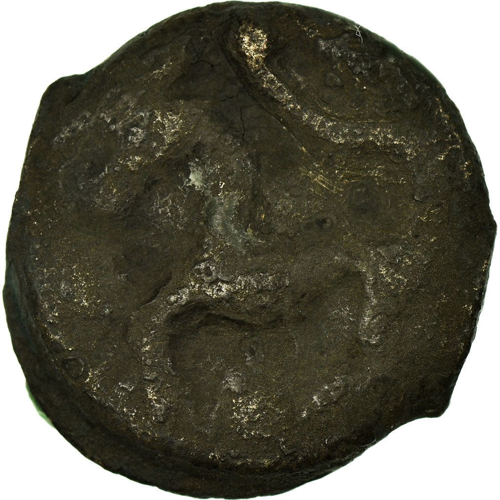 Moneda, Senones, Potin, BC+, Aleación de bronce, Delestrée:2640