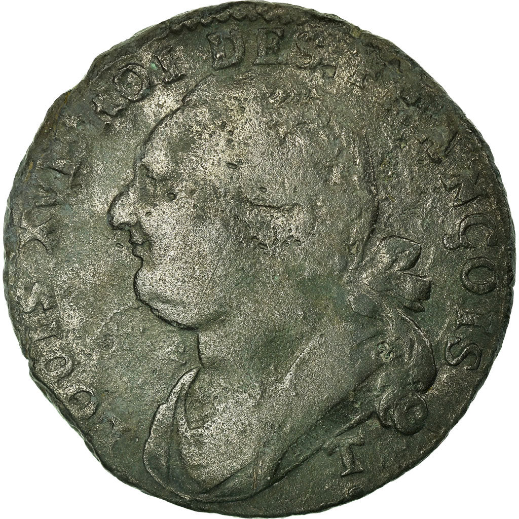Coin, France, Louis XVI, 12 deniers françois, 12 Deniers, 1793, Saumur
