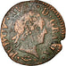 Coin, France, Louis XV, Liard à la vieille tête, Liard, 1770, Montpellier