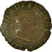 Moeda, França, Louis XIII, Double Tournois, 1614, Paris, F(12-15), Cobre