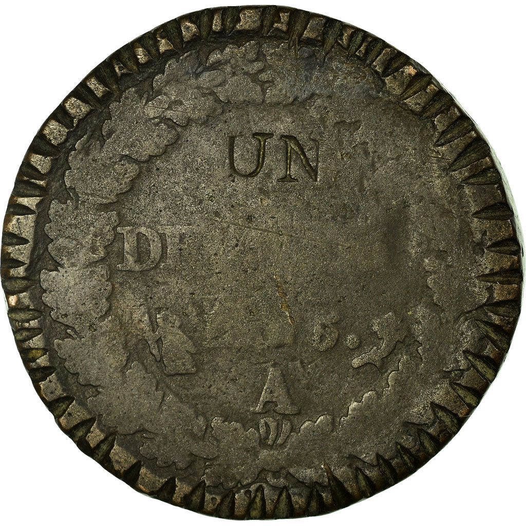 Monnaie, France, Dupré, Decime, AN 5, Paris, B, Bronze, Gadoury:186, KM:637.1
