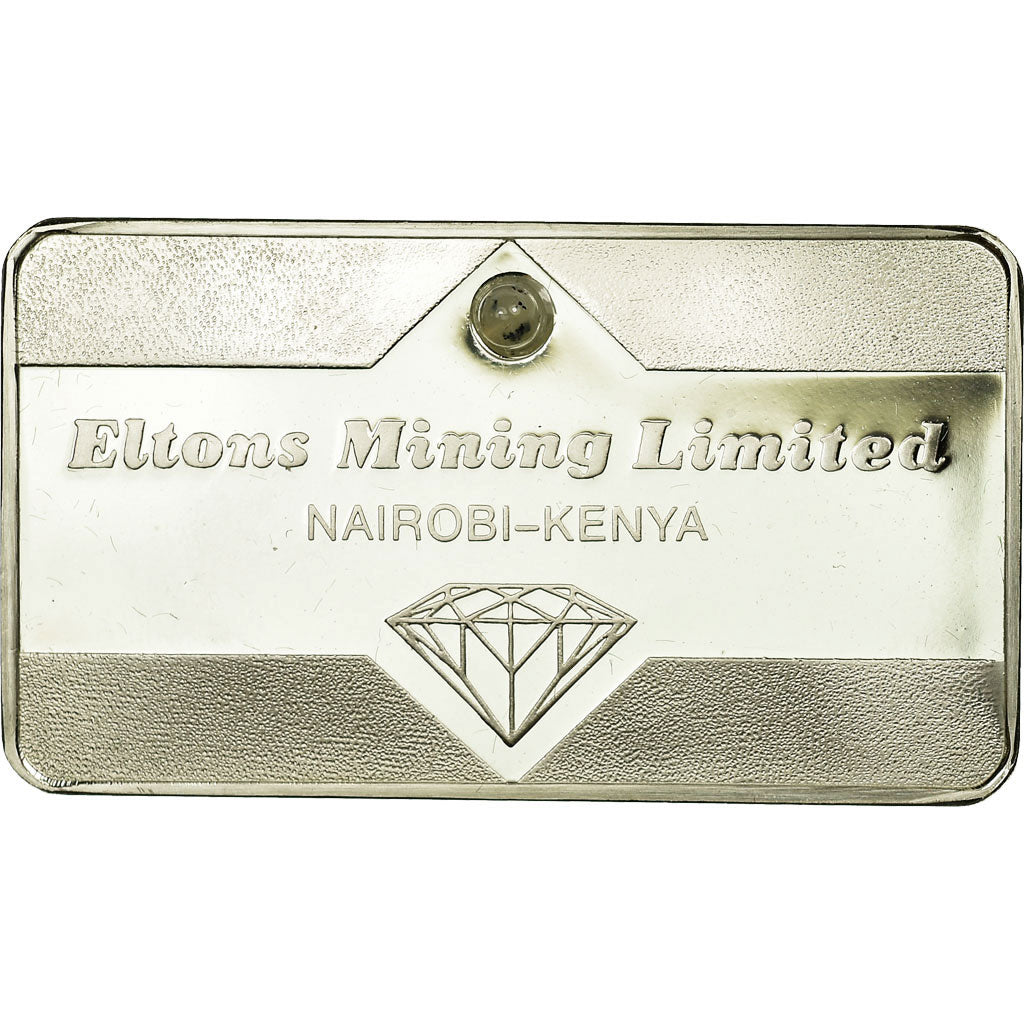 Kenya, Medal, Lingotin, Eltons Minig Limited, Grossular Garnet, Nairobi, MS(64)