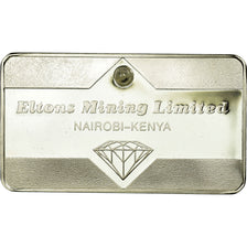 Kenya, Medal, Lingotin, Eltons Minig Limited, Grossular Garnet, Nairobi, MS(64)