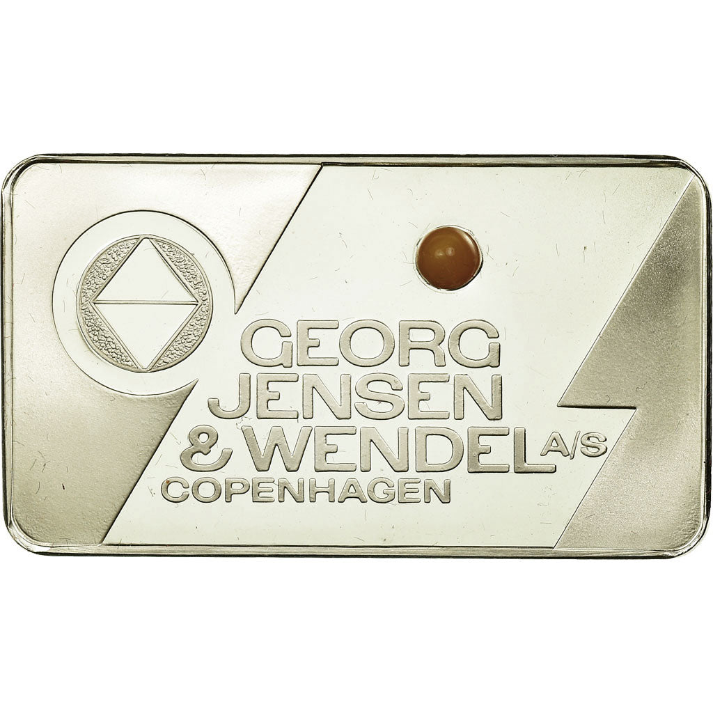 Denmark, Medal, Lingotin, Georg Jensen & Wendel, Ambre, Copenhagen, MS(65-70)