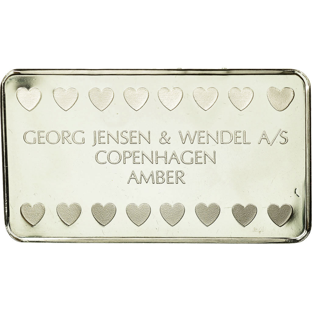 Denmark, Medal, Lingotin, Georg Jensen & Wendel, Ambre, Copenhagen, MS(65-70)