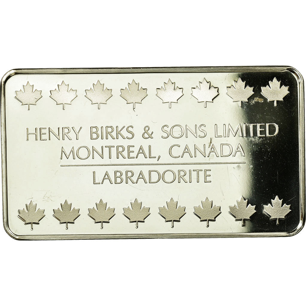 Canada, Medal, Lingotin, Henry Birks and Sons Limited, Labradorite, Montreal