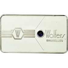 Belgium, Medal, Lingotin, Wolfers, Fluorine, Bruxelles, MS(64), Silver