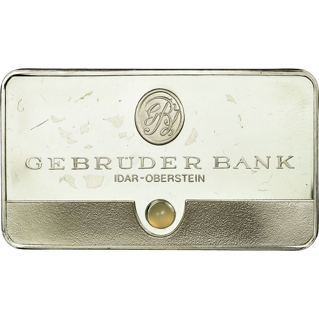 Germany, Medal, Lingotin, Gebrüder Bank, Agate, Idar-Oberstein, MS(63), Silver