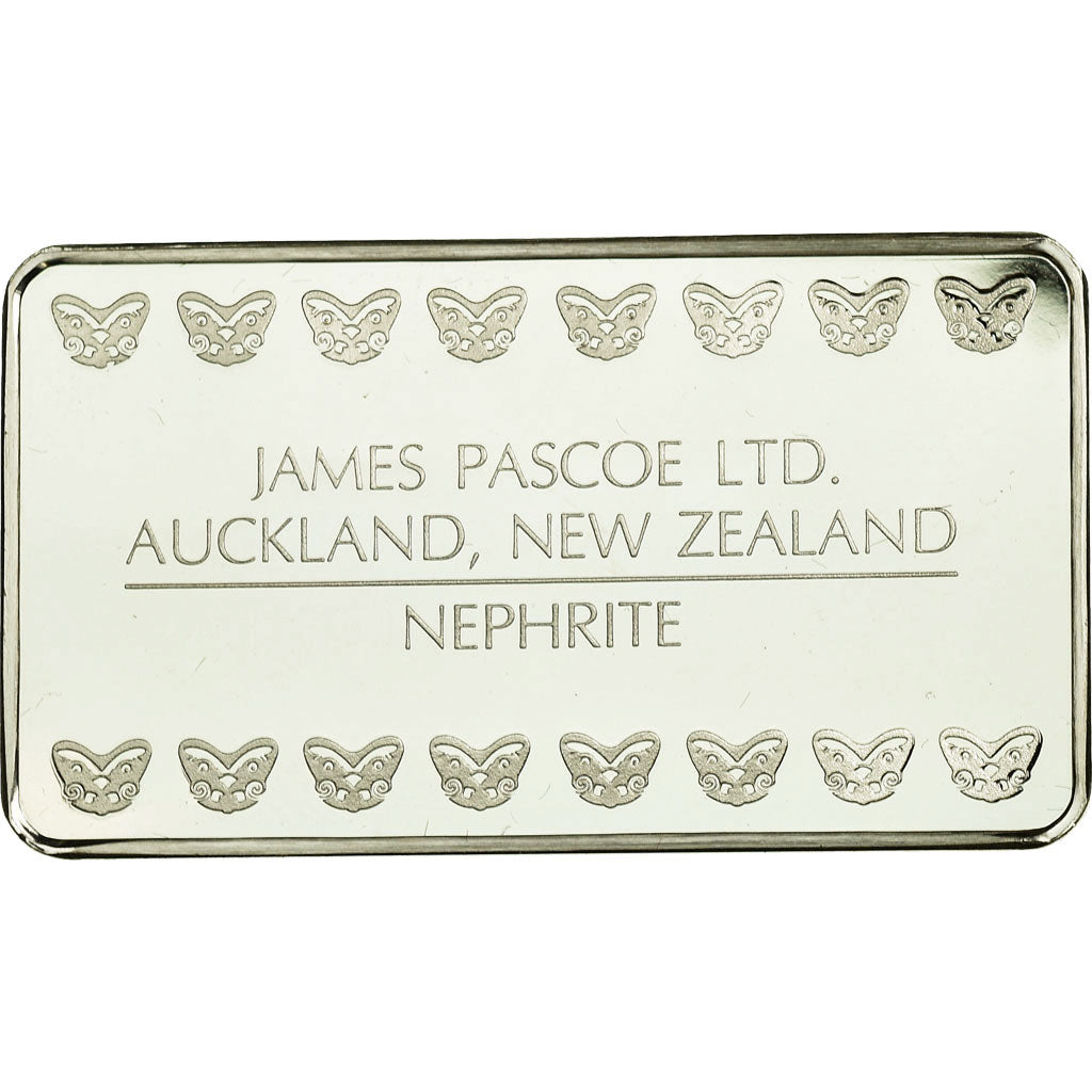 New Zealand, Medal, Lingotin, James Pascoe LTD., Nephrite, Auckland, MS(64)