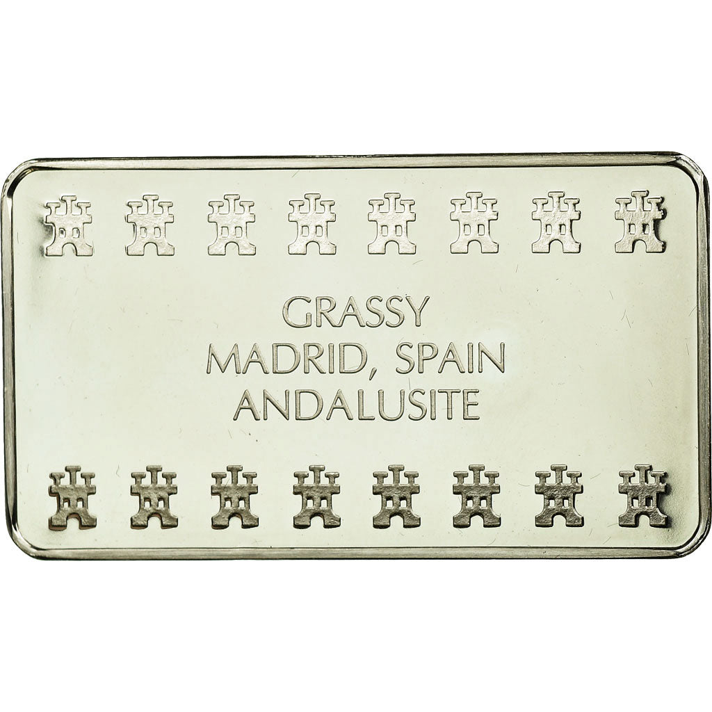 España, medalla, Lingotin, Grassy, Andalusite, Madrid, SC+, Plata