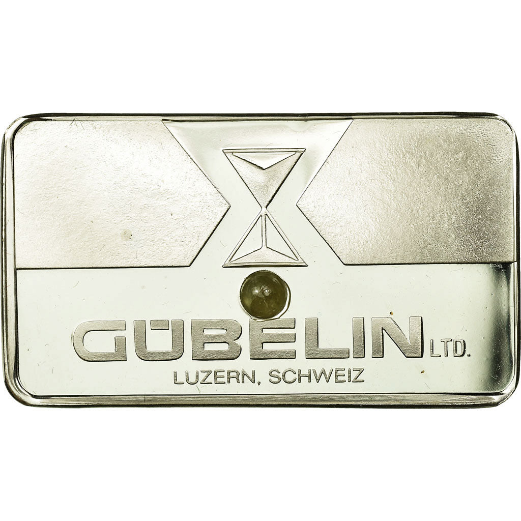 Switzerland, Medal, Lingotin, Gübelin LTD., Titanite, Lucerne, MS(64), Silver