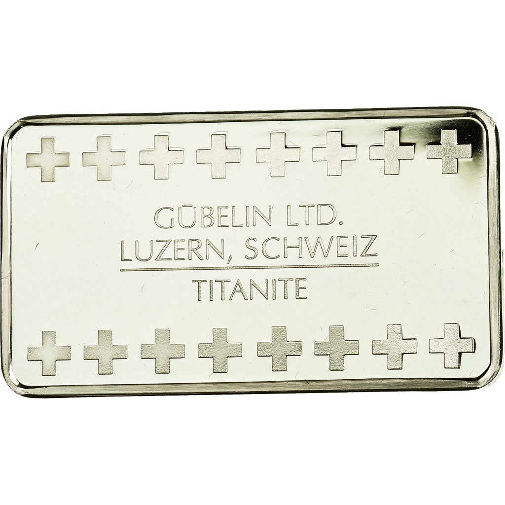 Switzerland, Medal, Lingotin, Gübelin LTD., Titanite, Lucerne, MS(64), Silver