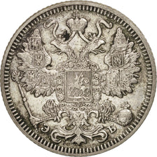 Russland, Nicholas II, 15 Kopeks, 1912, St. Petersburg, Silber, KM:21a.2