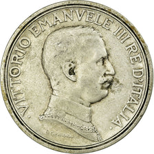 Coin, Italy, Vittorio Emanuele III, 2 Lire, 1914, Rome, EF(40-45), Silver, KM:55