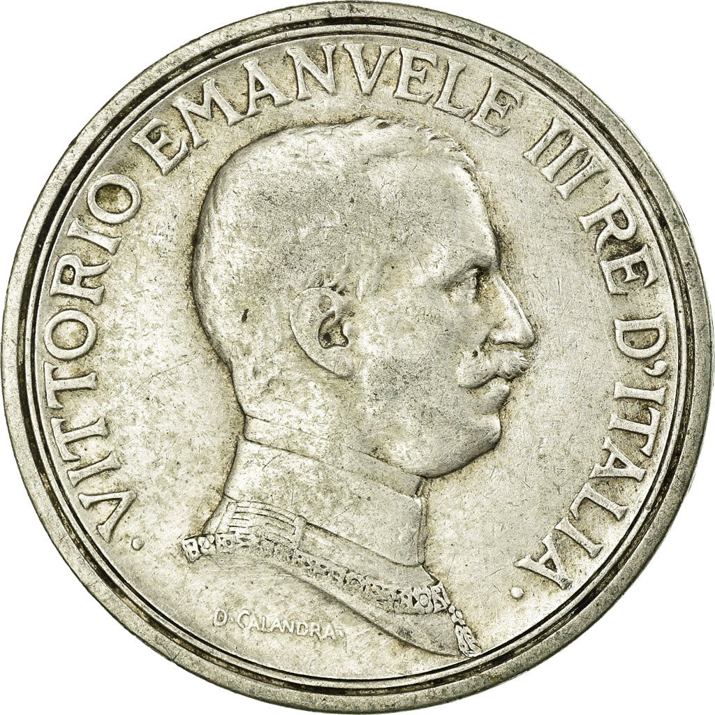 Moneta, Italia, Vittorio Emanuele III, 2 Lire, 1915, Rome, BB, Argento, KM:55