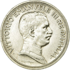 Coin, Italy, Vittorio Emanuele III, 2 Lire, 1916, Rome, AU(55-58), Silver, KM:55
