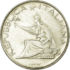 Coin, Italy, 500 Lire, 1961, Rome, AU(50-53), Silver, KM:99