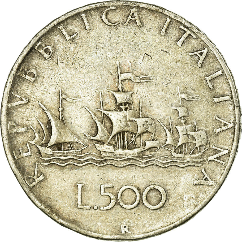 Moneta, Italia, 500 Lire, 1958, Rome, MB+, Argento, KM:98