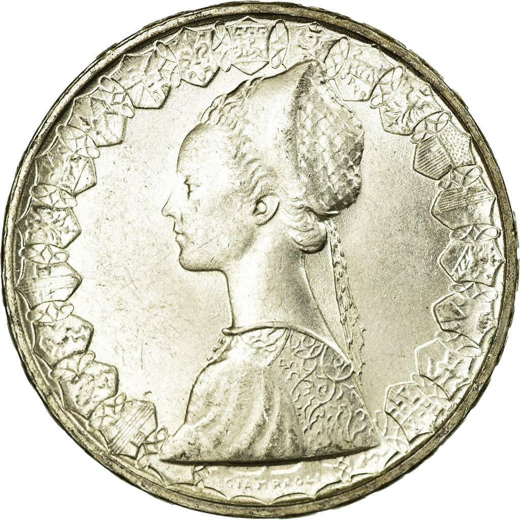 Coin, Italy, 500 Lire, 1966, Rome, MS(63), Silver, KM:98