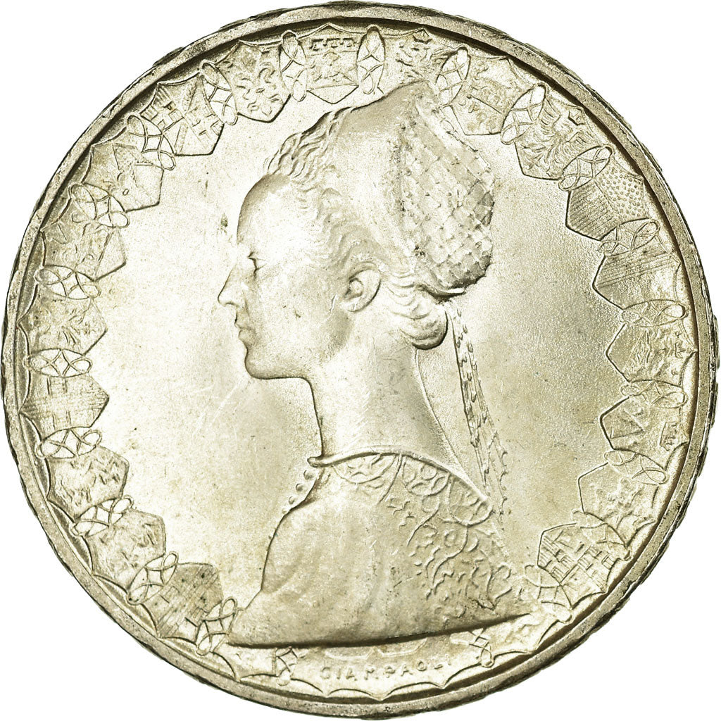 Coin, Italy, 500 Lire, 1966, Rome, MS(63), Silver, KM:98