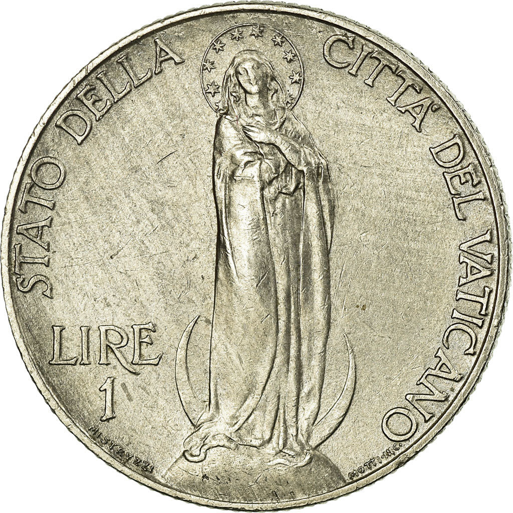 Moeda, CIDADE DO VATICANO, Pius XI, Lira, 1934, Rome, AU(55-58), Níquel, KM:5