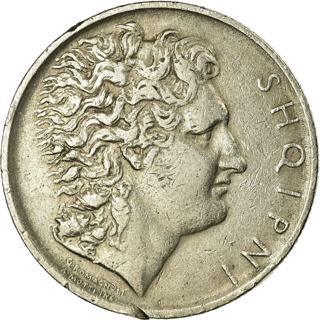Coin, Albania, Lek, 1930, Rome, EF(40-45), Nickel, KM:5