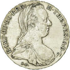 Coin, Austria, Joseph II, Thaler, 1780, Vienna, Restrike, AU(50-53), Silver