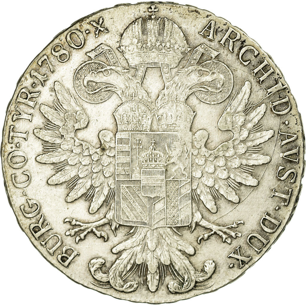 Coin, Austria, Joseph II, Thaler, 1780, Vienna, Restrike, AU(50-53), Silver