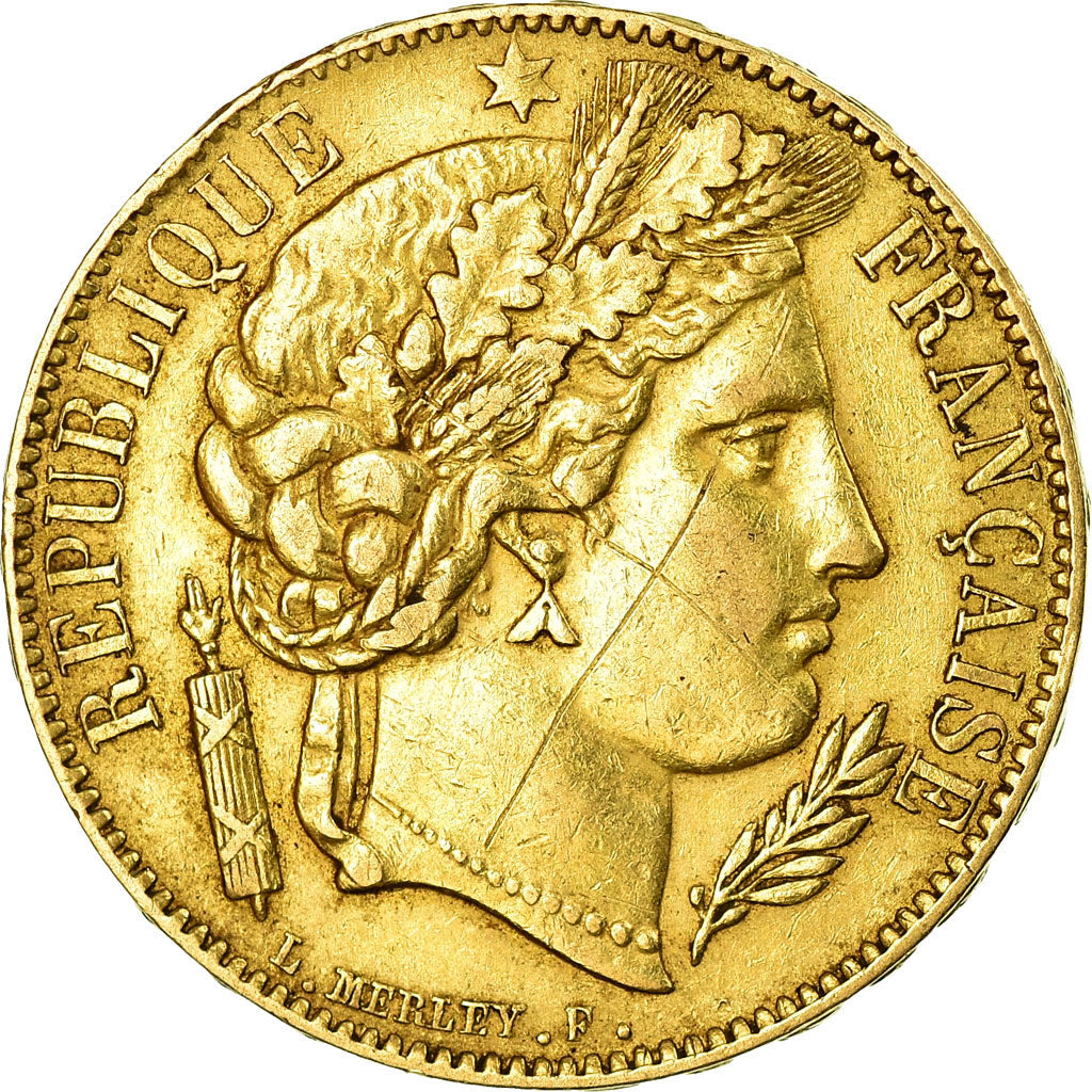 Coin, France, Cérès, 20 Francs, 1850, Paris, EF(40-45), Gold, KM:762