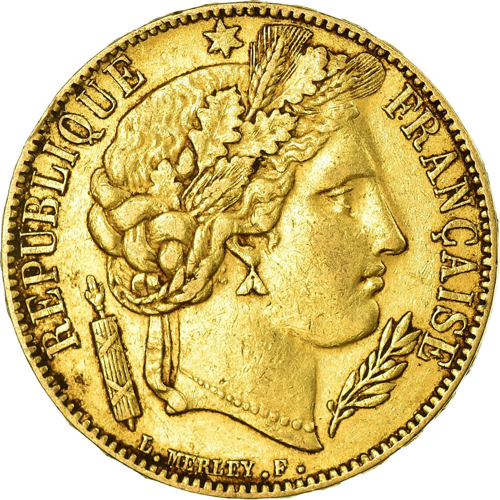 Coin, France, Cérès, 20 Francs, 1850, Paris, EF(40-45), Gold, KM:762
