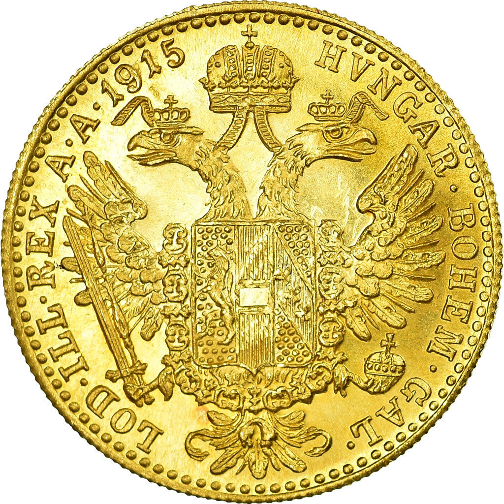 Munten, Oostenrijk, Franz Joseph I, Ducat, 1915, UNC, Goud, KM:2267