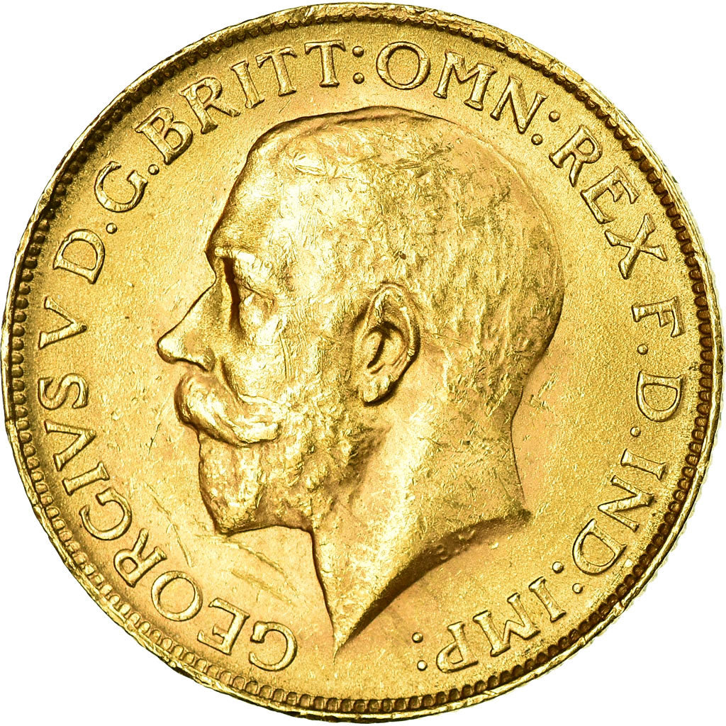 Moneda, Sudáfrica, George V, Sovereign, 1925, Pretoria, EBC, Oro, KM:21