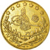 Coin, Turkey, Abdul Hamid II, 100 Kurush, 1906, Qustantiniyah, EF(40-45), Gold