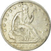 Coin, United States, Seated Liberty Half Dollar, Half Dollar, 1855, U.S. Mint