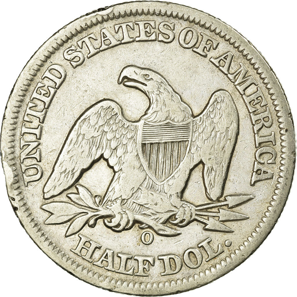 Moneda, Estados Unidos, Seated Liberty Half Dollar, Half Dollar, 1855, U.S.