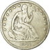 Coin, United States, Seated Liberty Half Dollar, Half Dollar, 1844, U.S. Mint
