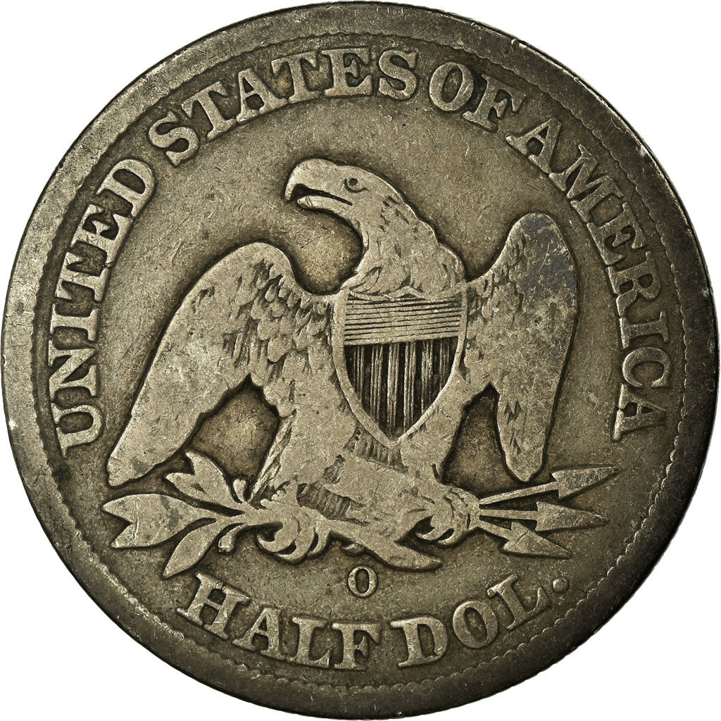 Coin, United States, Seated Liberty Half Dollar, 1855, New Orleans