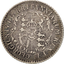 British West Indies, 1/16 Dollar, 1822, Argent, KM:1